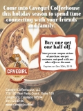 CaveGirl Coffeehouse ad for Waggle magazine